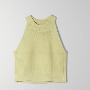 Wilfred Light Green Cowl Neck Sweater